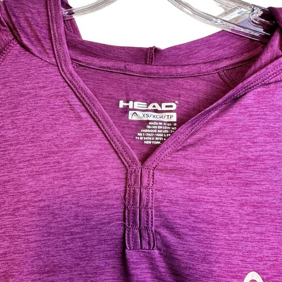 Purple Lightweight Performance Hoodie Womens SZ XS Stretch Fitness Athleisure - Picture 5 of 9